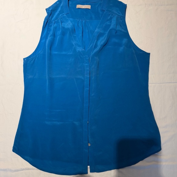 Banana Republic Vibrant Blue Sleeveless Blouse - Picture 6 of 9